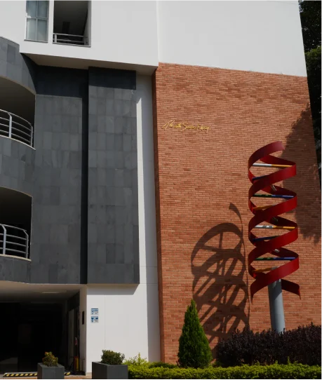 Plano general de la fachada del edificio