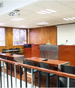 General plan photo of the school's courtroom