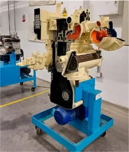 General shot of one of the working tools of the school's laboratory