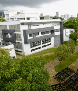 Aerial shot of the School of Mechanical Engineering building