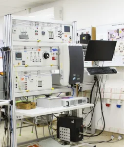 Picture of a command wall connected to a computer