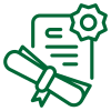 icono de opciones de certificados