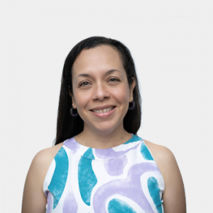 Fotografía frontal de la profesora Diana Cecilia Alvarez