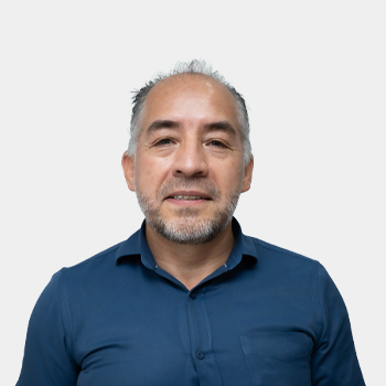 Front photograph of Professor Sait Khurama Velásquez