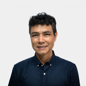 Fotografía frontal del profesor Elder Jesús Villamizar Roa