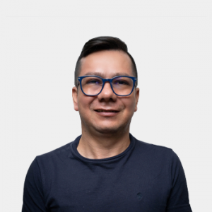 Front photograph of Professor Carlos Lasso