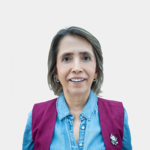 Fotografía frontal de la profesora Clara Ines Vargas