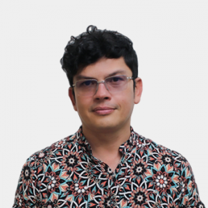 Front photograph of Professor Damian Pachón Soto