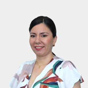 Fotografía frontal de la profesora Diana Paola Duarte