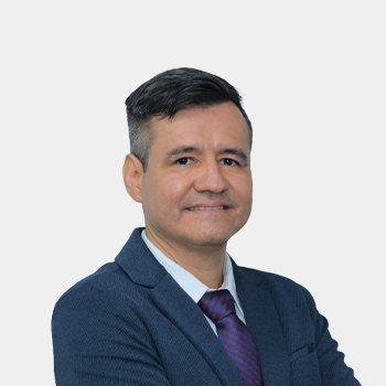 Professor Giovanni Morales, front view