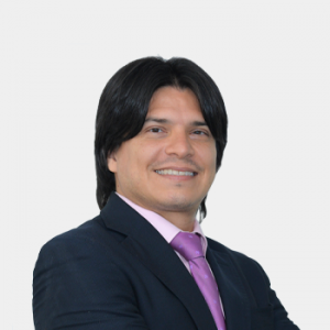 Fotografía frontal del profesor Gustavo Emilio Ramirez Caballero