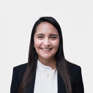 Fotografía frontal de la profesora Veronica Garcia Rojas