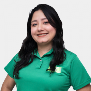 Fotografía frontal de la funcionaria Angie Estefania Becerra