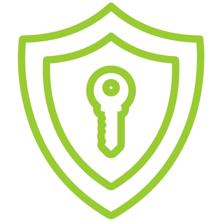 Icono de protección de cuenta