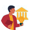 Ilustración de desarrollo institucional