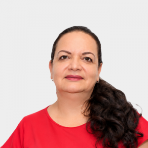 Fotografía frontal de la profesora Luz Yolanda Vargas