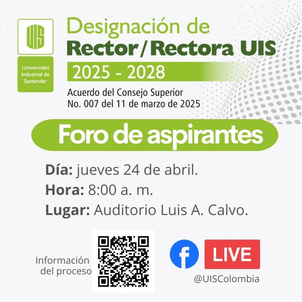 Afiche designación del rector